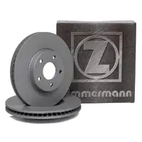 ZIMMERMANN Brake Disc Set for FORD Focus 4 MK4 (up to August 2018) &ndash; Front
