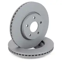 ZIMMERMANN Brake Discs + Brake Pads + Sensor for FORD Puma J2K CF7 (Front)