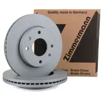 ZIMMERMANN Bremsscheiben Satz f&uuml;r Hyundai Elantra (XD) Matrix (FC) vorne