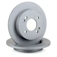 ZIMMERMANN Brake Discs + Pads for HYUNDAI i10 PA and KIA Picanto SA TA (Rear)