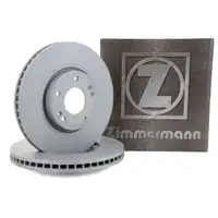 ZIMMERMANN Brake Disc Set for HYUNDAI ix35, Tucson, Carens, Sportage (Front)