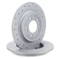 Zimmermann SPORT Bremsscheiben + Bel&auml;ge f&uuml;r HYUNDAI Tucson TL Nexo KIA Sportage 4 hinten