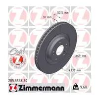 ZIMMERMANN Brake Disc Set for HYUNDAI i30 N i30N PD 18-inch front 51712-S0000