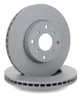 ZIMMERMANN Brake Discs + Brake Pads for HONDA Accord 6 1.8i, 2.0i, 2.3 (front)