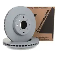 ZIMMERMANN Brake Disc Set for HONDA ACCORD 6 1.8i, 2.0, 2.3, 2.0 Turbo DI (Front)