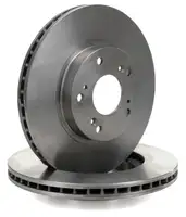 ZIMMERMANN Brake Discs + Pads for HONDA Stream RN 1.7/2.0 16V 125/156 hp (front)