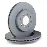 ZIMMERMANN Brake Disc Set for HONDA JAZZ II (GD, GE3, GE2) from 01/2004 (front)