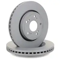 ZIMMERMANN Brake Disc Set for Honda CR-V III 2.0, 2.4, IV, 2.2 i-DTEC 4WD (Front)