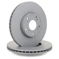 ZIMMERMANN Brake Disc Set for Honda Accord VIII 2.0i, 2.4i, 2.2 i-DTEC (Front)