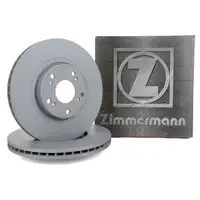 ZIMMERMANN Brake Disc Set for Honda Accord VIII 2.0i, 2.4i, 2.2 i-DTEC (Front)