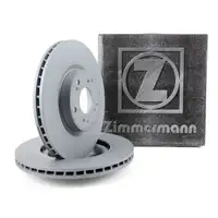 ZIMMERMANN Brake Discs for HONDA CIVIC VIII 2.0i-VTEC Type R CR-V II (Front)