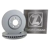 ZIMMERMANN Bremsscheiben Satz f&uuml;r JAGUAR S-Type 2 X200 bis Fgst.-Nr. M45254 vorne