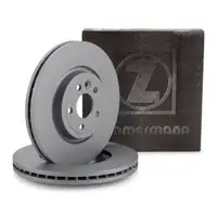 ZIMMERMANN Brake Disc Set for LAND ROVER Range Rover Velar L560 17-inch Front