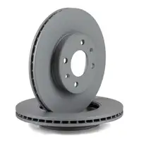 ZIMMERMANN Brake Disc Set for KIA PICANTO (JA) 1.0 67 hp + 1.2 84 hp (front)