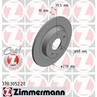 ZIMMERMANN Brake Discs + Brake Pads for MAZDA 6 GJ GL 2.0, 2.5, 2.2 D (Rear)