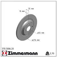ZIMMERMANN Brake Disc Set for MAZDA MX-5 II 1.6/1.8 16V 110&ndash;146 hp (rear)