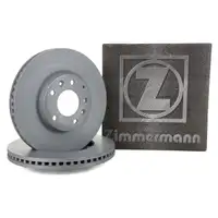 ZIMMERMANN Brake Disc Set for Mazda CX-7 (ER) 2.3DISI 2.2MZR-CD/AWD (Front)