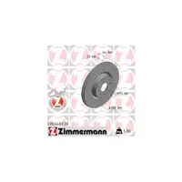 ZIMMERMANN Brake Discs + Pads for ABARTH 124 Spider 348_ MAZDA MX-5 4 ND (Front)