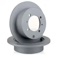 ZIMMERMANN Bremsscheiben 262mm f&uuml;r Mitsubishi Galant V VI Lancer Santamo Space hinten