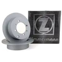 ZIMMERMANN Bremsscheiben 262mm f&uuml;r Mitsubishi Galant V VI Lancer Santamo Space hinten