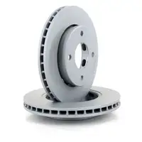 ZIMMERMANN Brake Disc Set for MITSUBISHI Colt 6 CZC SMART ForFour 454 (Front)