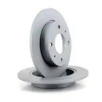 ZIMMERMANN Brake Discs + Pads for MITSUBISHI Colt 6 SMART ForFour 454 (Rear)