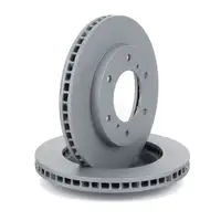 ZIMMERMANN Brake Disc Set for Mitsubishi Pajero Classic III IV Sport (Front)