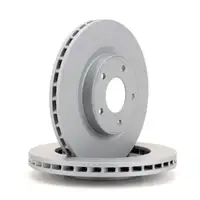 ZIMMERMANN Brake Disc Set for Chrysler, Citro&euml;n, Jeep, Mitsubishi, and Peugeot (Front)