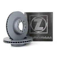 ZIMMERMANN Bremsscheiben Satz f&uuml;r MERCEDES S-Klasse W126 C126 vorne