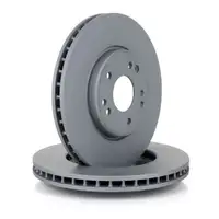 ZIMMERMANN Brake Disc Set for MERCEDES 190 W201 Evo 2, 2.5 W124, 500 E, SL R129 (Front)