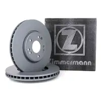 ZIMMERMANN Brake Disc Set for MERCEDES 190 W201 Evo 2, 2.5 W124, 500 E, SL R129 (Front)
