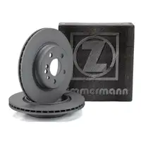 ZIMMERMANN Brake Disc Set for MERCEDES S-Class W140 W220 Coupe C140 (Rear)