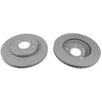 ZIMMERMANN Brake Discs + Pads + Wako for MERCEDES W202 S202 C200-280 C200/220CDI (front)