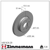 ZIMMERMANN Brake Discs + Pads + Wako for MERCEDES W124, W210, R129 (Rear)