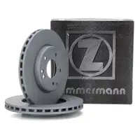 ZIMMERMANN Brake Disc Set for MERCEDES W202, W203, C208, A208, C209, W210, R170, R171 (Front)