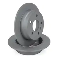 ZIMMERMANN Brake Discs + Pads for MERCEDES W169 A200 A180/200CDI W245 B150-200 (Rear)