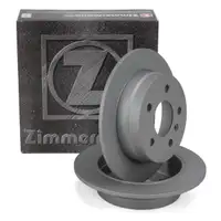 ZIMMERMANN Brake Disc Set for MERCEDES A-Class W169 and B-Class W245 (Rear) 1694230912