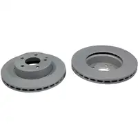 ZIMMERMANN Brake Disc Set for MERCEDES C-Class W204 C180 and C180/200CDI (Front)