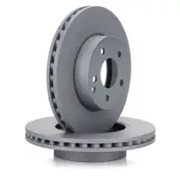 ZIMMERMANN Brake Disc Set for MERCEDES C-Class W204, E-Class W212, SLC, SLK R172 (Front)