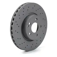 ZIMMERMANN Brake Discs + Pads + Wako for MERCEDES C-Class W204 and E-Class W212 (front)
