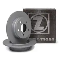 ZIMMERMANN Brake Disc Set for Mercedes C-Class W204 (without Sport Package) &ndash; Rear