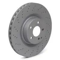 ZIMMERMANN Bremsscheiben + Bel&auml;ge + Wako f&uuml;r MERCEDES W211 E500 E420CDI W221 R230 vorne