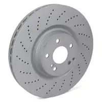 ZIMMERMANN Brake Discs + Pads + Wako for MERCEDES W204, C204, W205, C205, W221 63AMG (front)