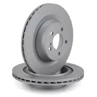 ZIMMERMANN Brake Disc Set for MERCEDES W211, W212, S212, C219, C218, X218 (Rear) 0004231112