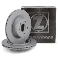 ZIMMERMANN Brake Disc Set for MERCEDES W211, W212, S212, C219, C218, X218 (Rear) 0004231112