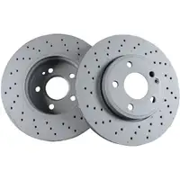 ZIMMERMANN Bremsscheiben Satz f&uuml;r MERCEDES W176 W246 C117 X156 mit Sportpaket vorne