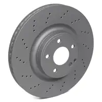 ZIMMERMANN Brake Discs + Pads + Wako for MERCEDES W212 S212 E350 E400 E350CDI (front)