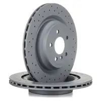 ZIMMERMANN Bremsscheiben + Bel&auml;ge f&uuml;r MERCEDES M-Klasse GLE W166 250d 350d 4-matic hinten