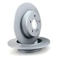 ZIMMERMANN Brake Discs + Brake Pads + Wako for MERCEDES SL R230 350 500 (Rear)