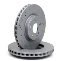 ZIMMERMANN Bremsscheiben + Bel&auml;ge + Wako f&uuml;r MERCEDES W176 W246 C117 X118 X156 vorne